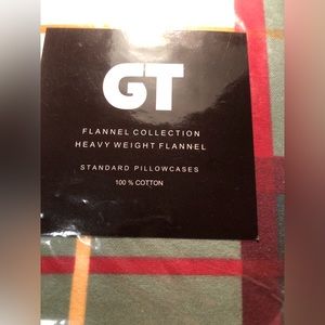 2 vintage Heavy Weight Cotton Flannel Pillow Cases